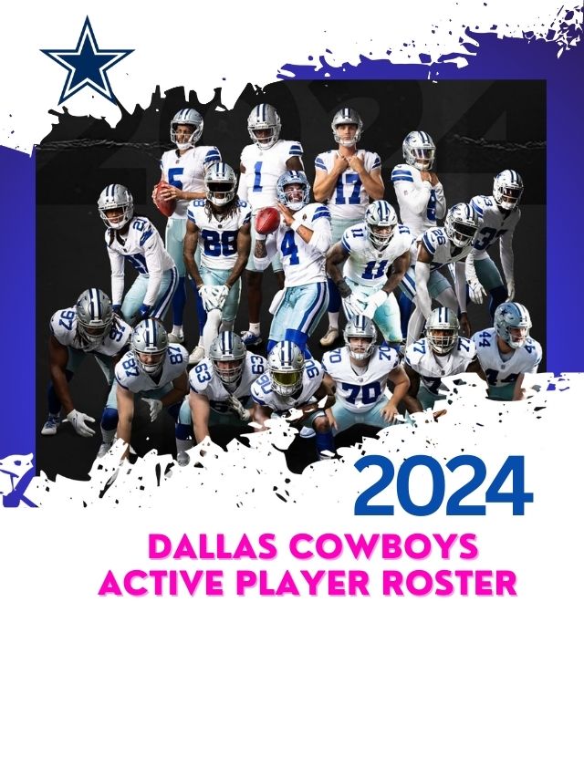 Dallas Cowboys Active Player Roster 2024