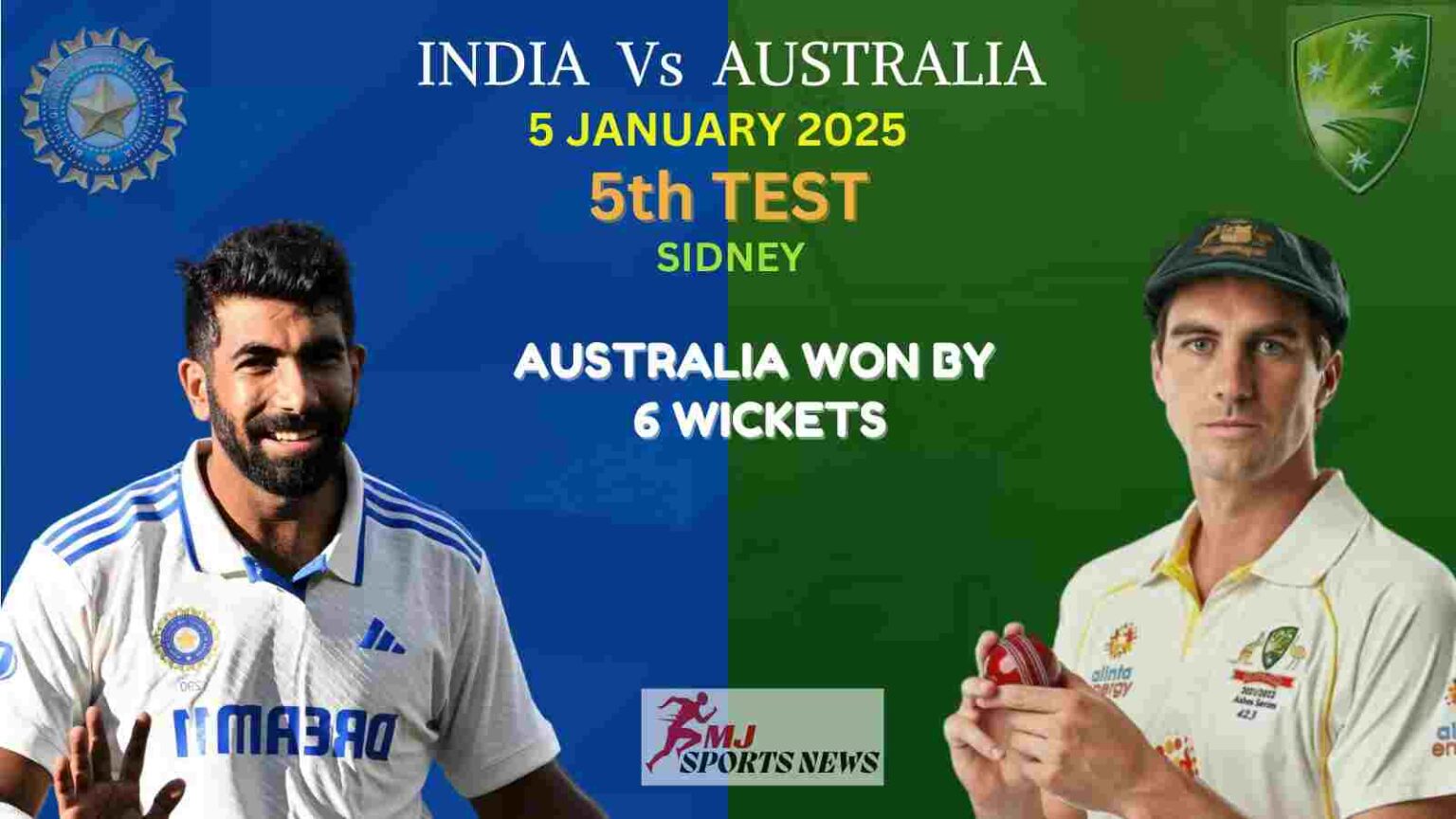 India vs Australia 5th Test